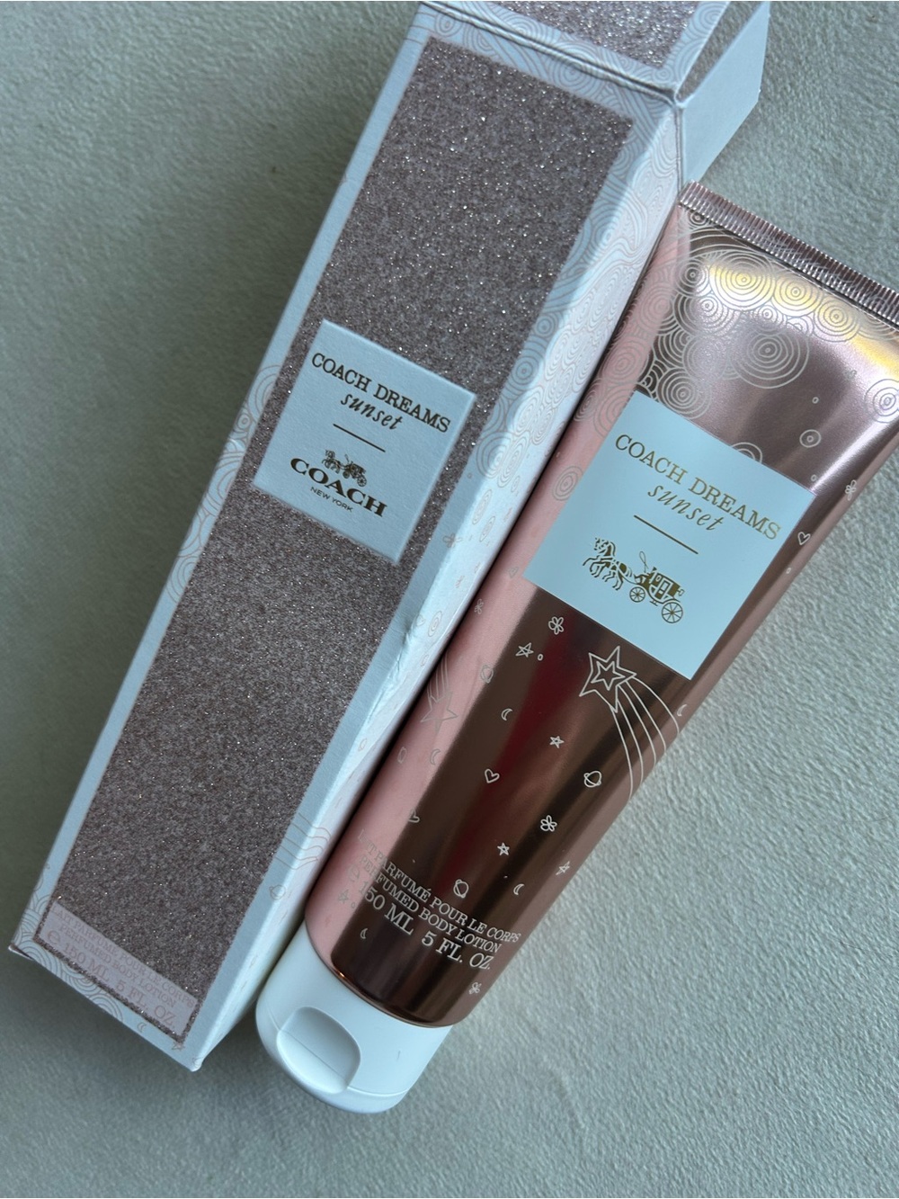 Perfect for Mothers Day Brand new in box- Coach Dreams Sunset Body Lotion Cream